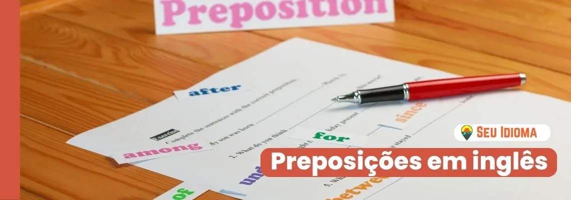 Principais preposições em inglês